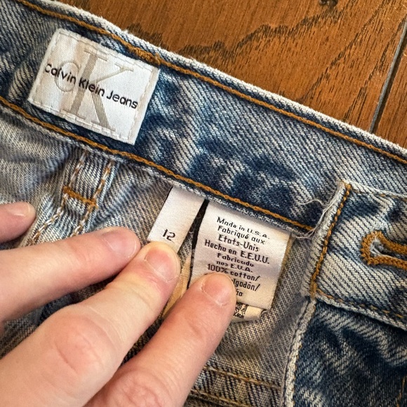 Vintage Calvin Klein cutoffs size 12 - Picture 4 of 6